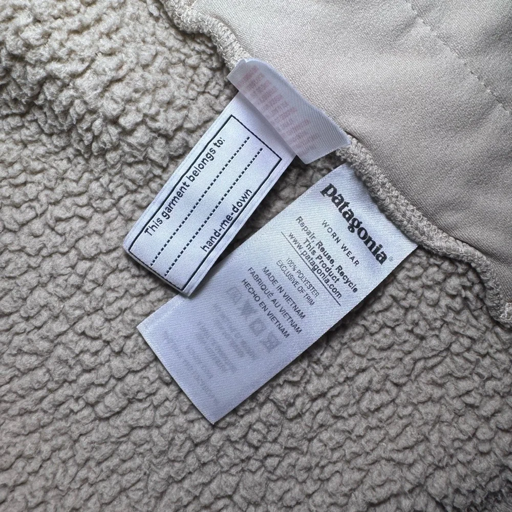 Girls Patagonia Fleece Tan Vest Size M 10
